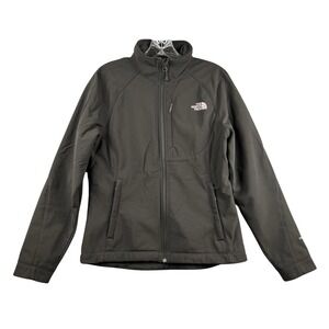 The North Face Apex Softshell Jacket Womens Medium Black Full Zip
